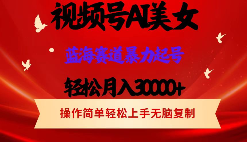 （12178期）视频号AI美女跳舞，轻松月入30000+，蓝海赛道，流量池巨大，起号猛，当…-狂神云浏览专注活动，软件，教程分享！总之就是网络那些事。